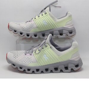 On Running Cloudswift Glacier Hay Grey Green Running Shoes 41.98921 Womens 8